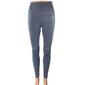Gymshark Blue Skinny Leg Mid Rise Activewear Fitness Workout Leggings Pants Sz S